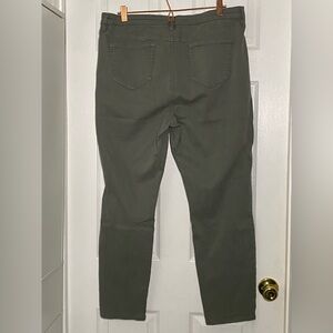 Buffalo David Bitton High Rise Soft Stretch Skinny Jeans Olive Green Size 16/36